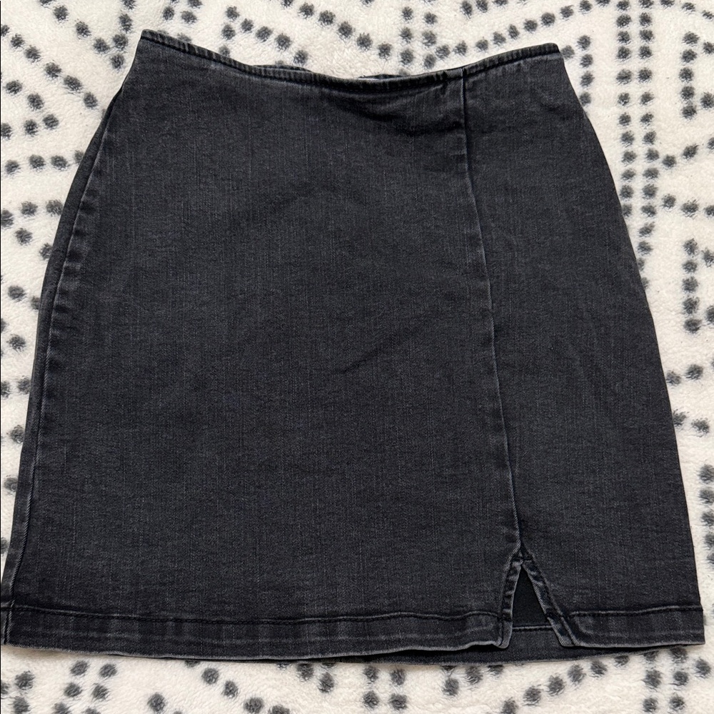 Wild Fable Charcoal Mini Skirt